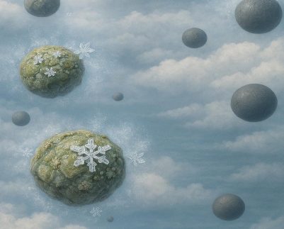 Microbes make microplastics more likely to form ice in clouds